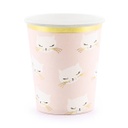 GOBELETS CHAT ROSE PASTEL