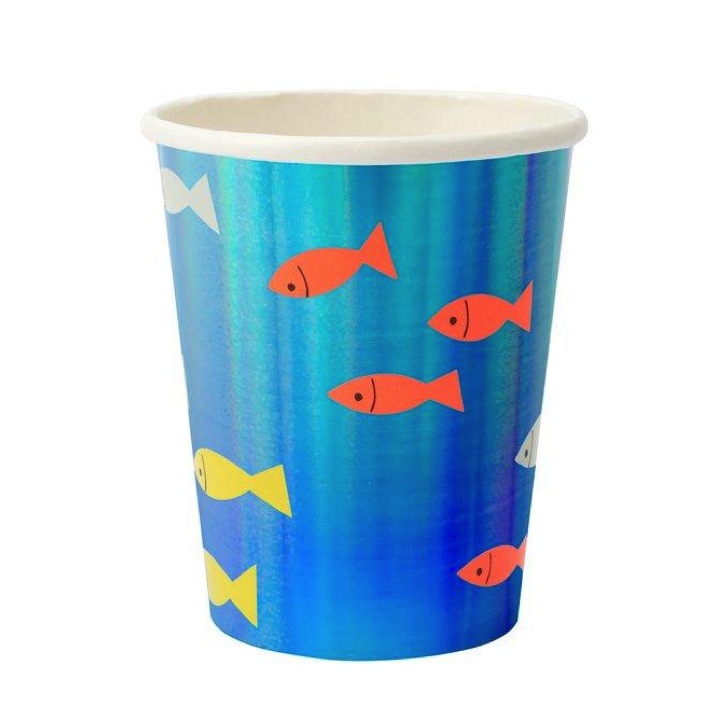 GOBELETS SOUS LA MER IRISÉ