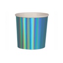 PETITS GOBELETS BLEU HOLOGRAPHIQUE