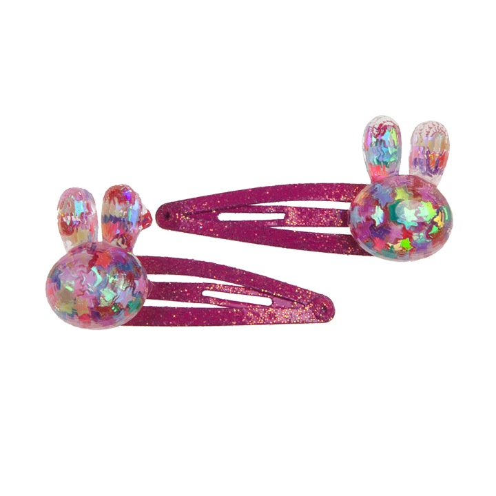 PINCES À CHEVEUX LAPIN BLING