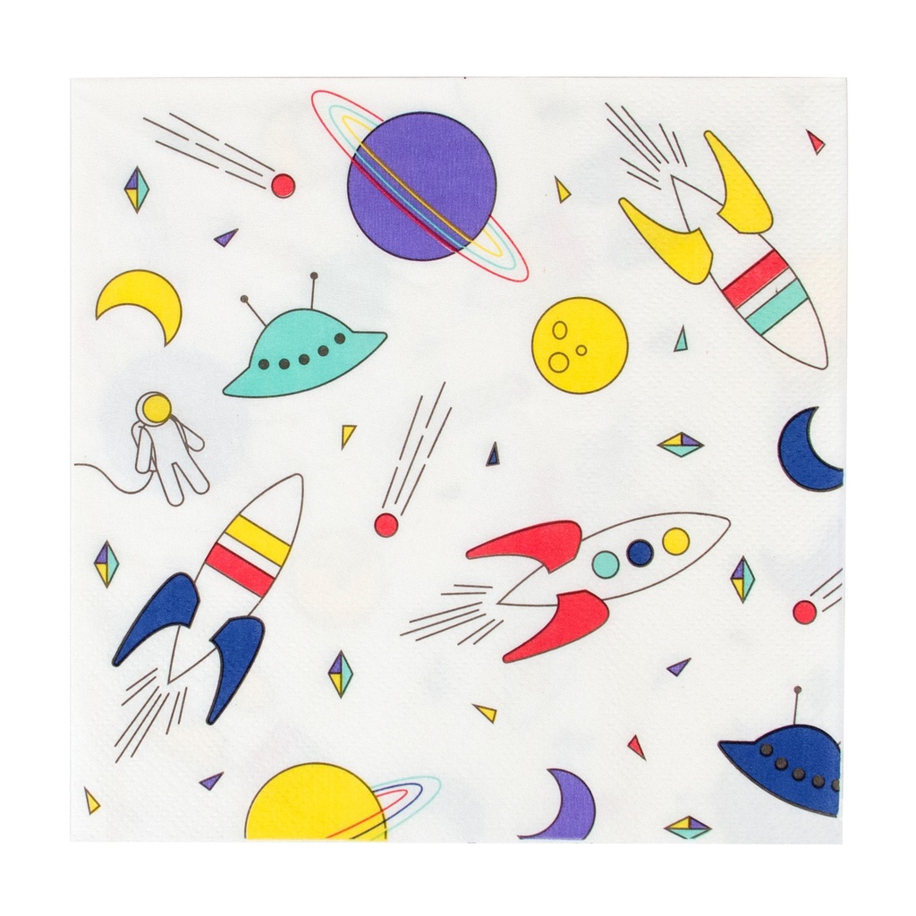 SERVIETTES  COSMONAUTE