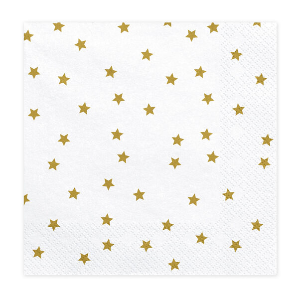 SERVIETTES ETOILE GOLD