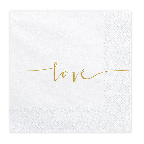 SERVIETTES LOVE