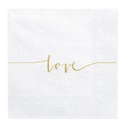 SERVIETTES LOVE
