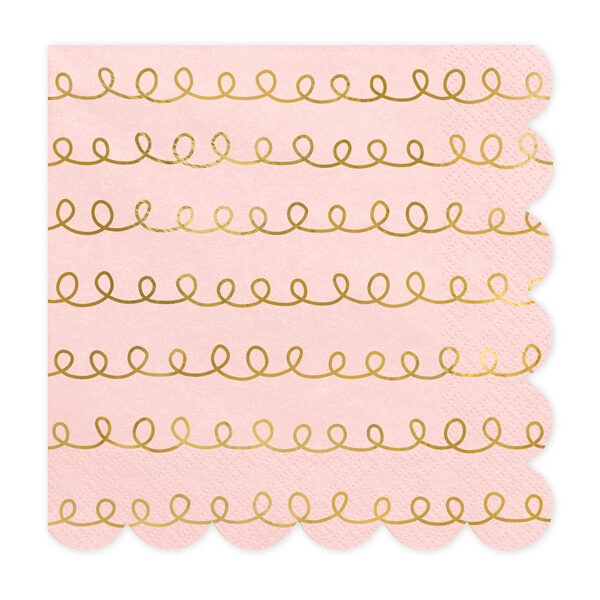 SERVIETTES TRACING PATTERNS POUDRE