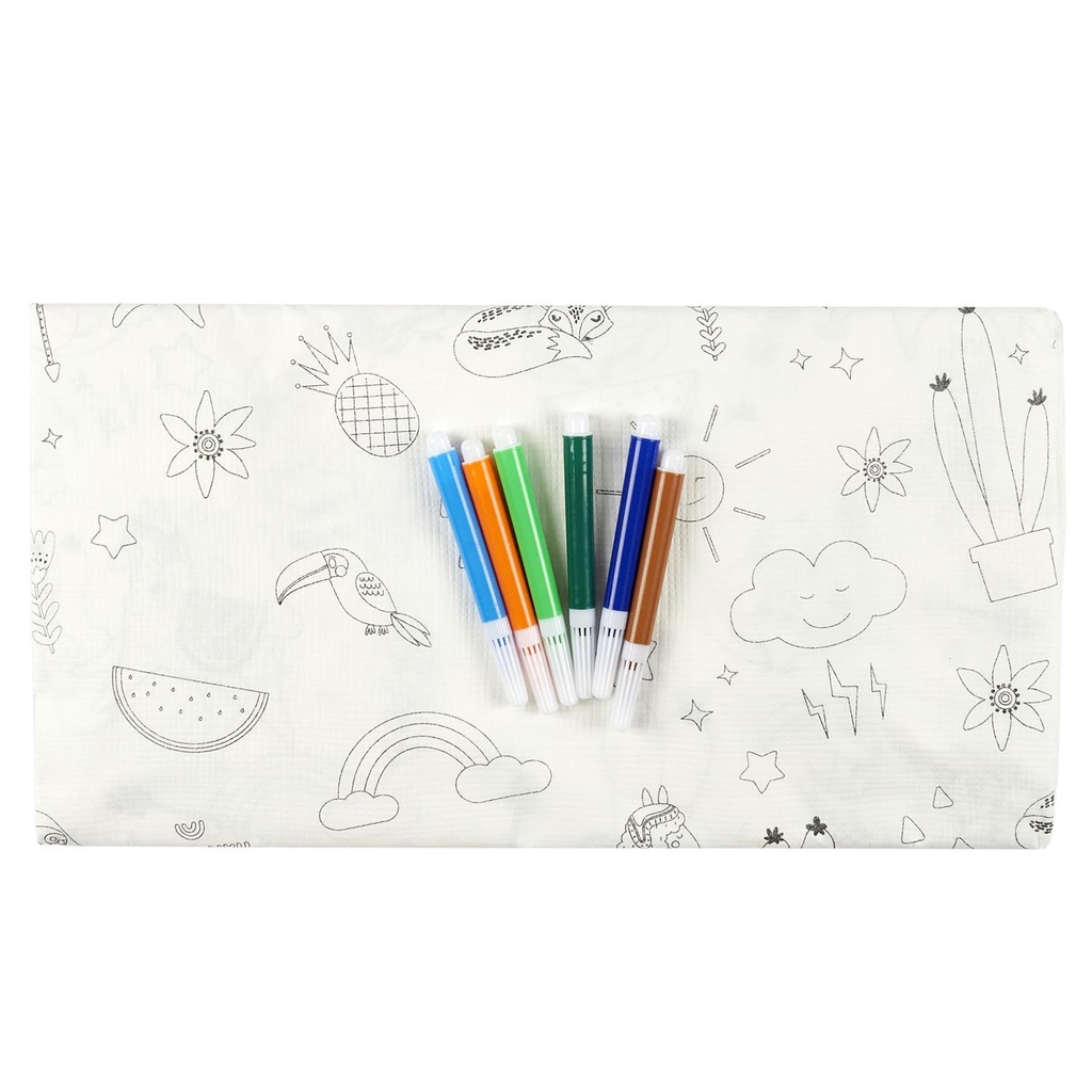 NAPPE A COLORIER LAMA
