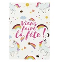 CARTES INVITATION LICORNE