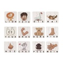 CARTE PUZZLE MOTS X12