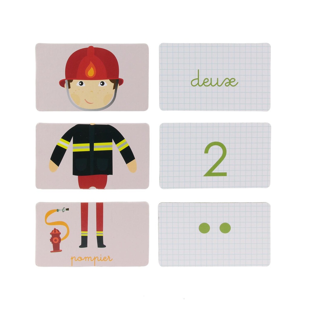 CARTE EDUCATIVE METIERS X27