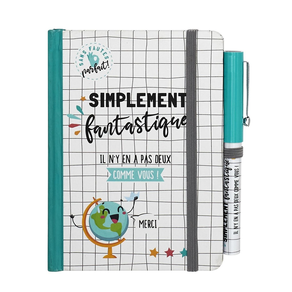 CARNET ET STYLO MERCI MAITRESSE