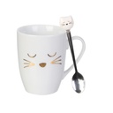 MUG AVEC CUILLERE CHAT