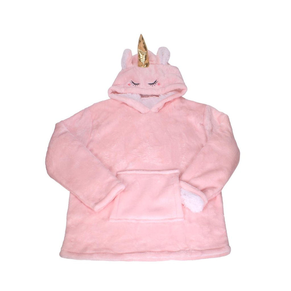 SWEAT A CAPUCHE ENFANT LICORNE