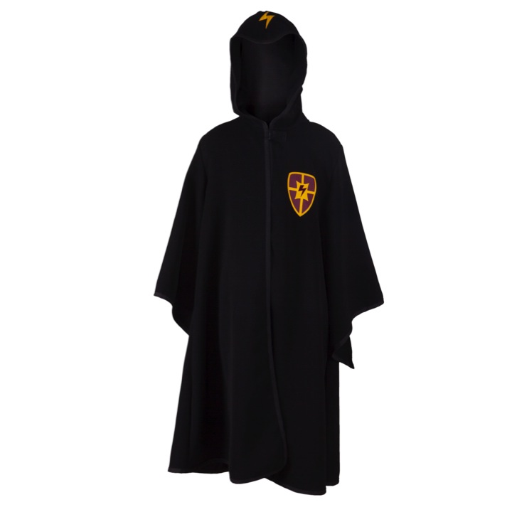 ENSEMBLE CAPE &amp; LUNETTES DE MAGICIEN HARRY POTTER  7-8ANS