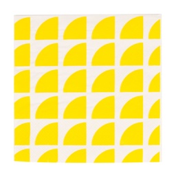 [MLD-SETRLEMON] SERVIETTES CITRON JAUNE