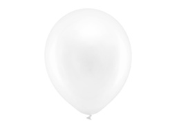 [RB30M-008] BALLON BLANC MÉTALLISÉ