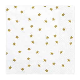 [SP33-39-019] SERVIETTES ETOILE GOLD