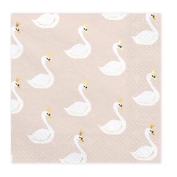 [SP33-58] SERVIETTES LOVELY SWAN