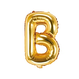 [FB2M-B-019] BALLON LETTRE « B » OR 35cm