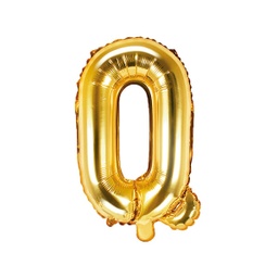 [FB2M-Q-019] BALLON LETTRE « Q » OR 35cm