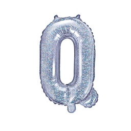 [FB2H-Q-018] BALLON LETTRE « Q » IRISÉ 35cm