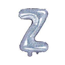 [FB2H-Z-018] BALLON LETTRE « Z » IRISÉ 35cm