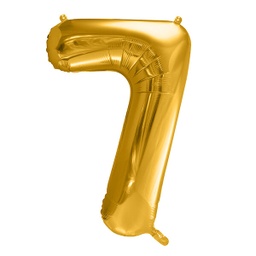 [FB1M-7-019] BALLON CHIFFRE « 7 » OR 86cm