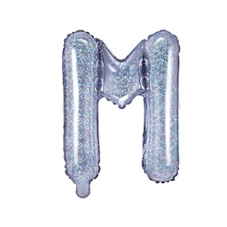 [FB2H-M-018] BALLON LETTRE « M » IRISÉ 35cm
