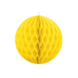 [KB20-084] BOULE ALVEOLE JAUNE 20CM