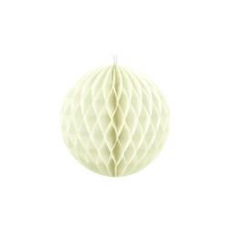 [KB10-079J] BOULE ALVEOLE CREME 10CM