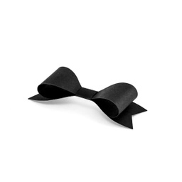 [KDP1-010] NOEUD DECO NOIR EN PAPIER PETIT