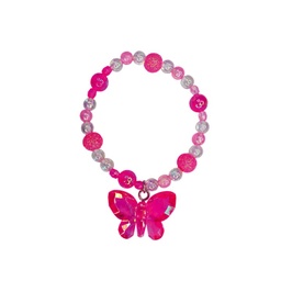 [84056F] BRACELET PAPILLON FUSCHIA