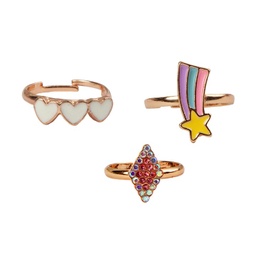 [90203] BAGUES COEUR STAR
