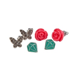 [90605] BOUCLES D'OREILLES FLEURS