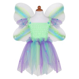 [35905] ROBE PAPILLON PARME AVEC AILES ET BAGUETTE 4-6ans