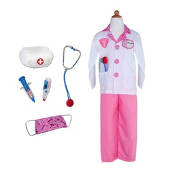 [81210] COSTUME MÉDECIN AVEC ACCESSOIRES 5-6ANS