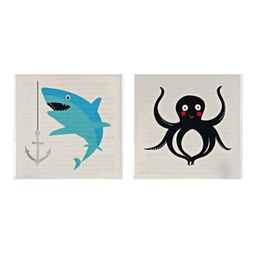 [143173] TATOUAGES CRÉATURES DE LA MER
