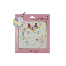 [87605] AUTOCOLLANTS VISAGE DE LICORNE