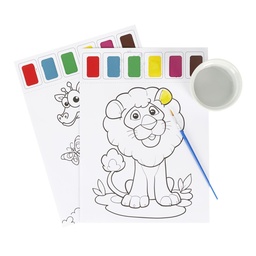 [EA10163] FEUILLE DE PEINTURE A L’EAU X10