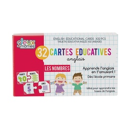 [EA5004N] CARTE EDUCATIVE ANGLAIS NOMBRES