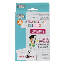 [EC3324] CARTE EDUCATIVE EFFACABLE X36- DIVISIONS