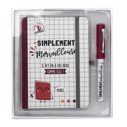 [EC5312R] CARNET ET STYLO MERCI MAITRESSE