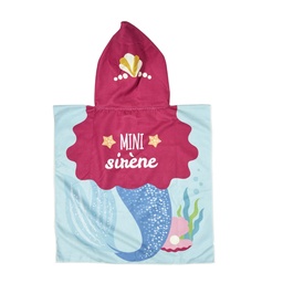[VO1451] PONCHO DE BAIN SIRÈNE